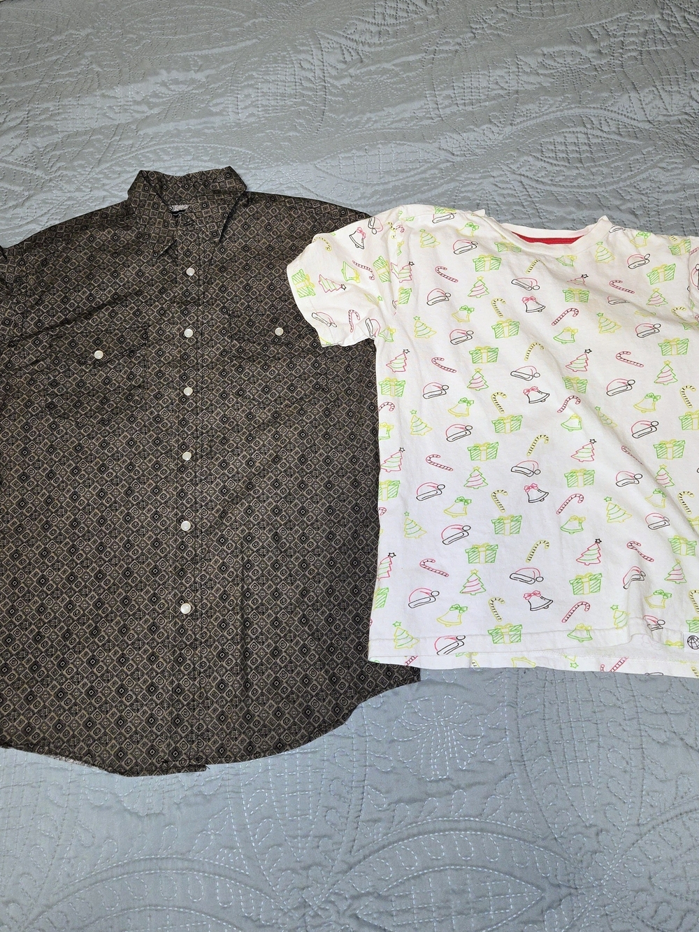 Boys' L Shirt Bundle 2pcs - Western & Holiday